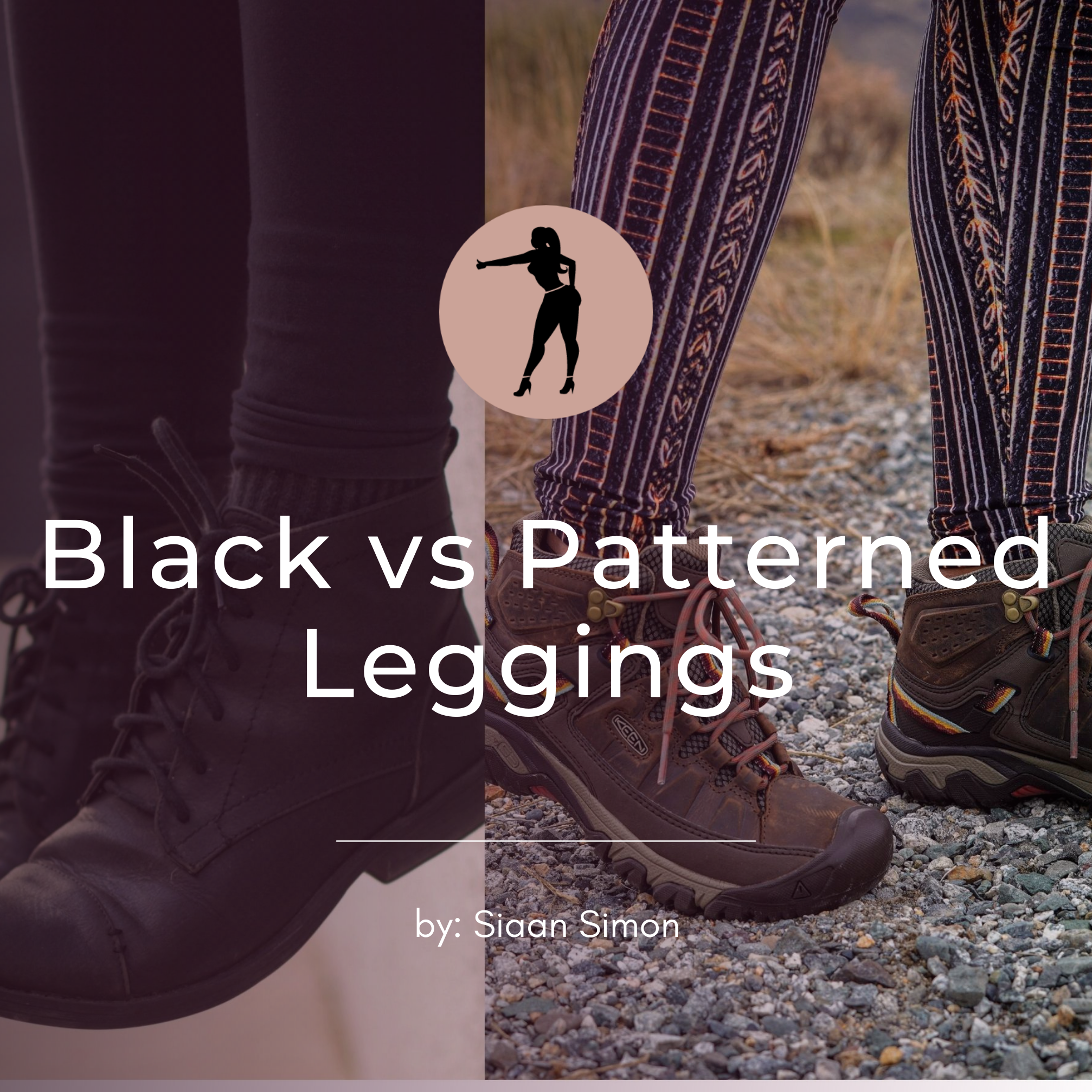 Black vs Patterned Leggings
