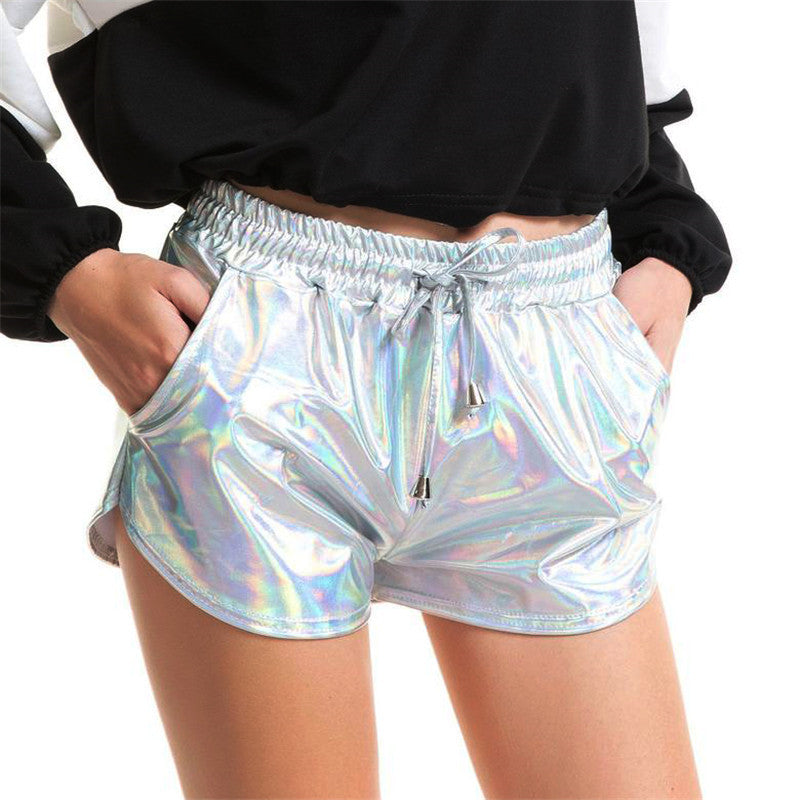 Metallic Booty Shorts