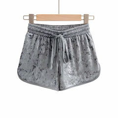 Velvet Hot Pants grey 