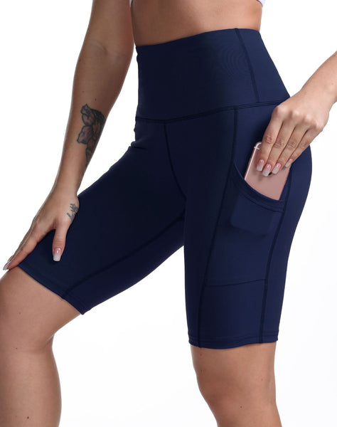 High Waist Yoga Pants Cycling Pants Midnight Blue