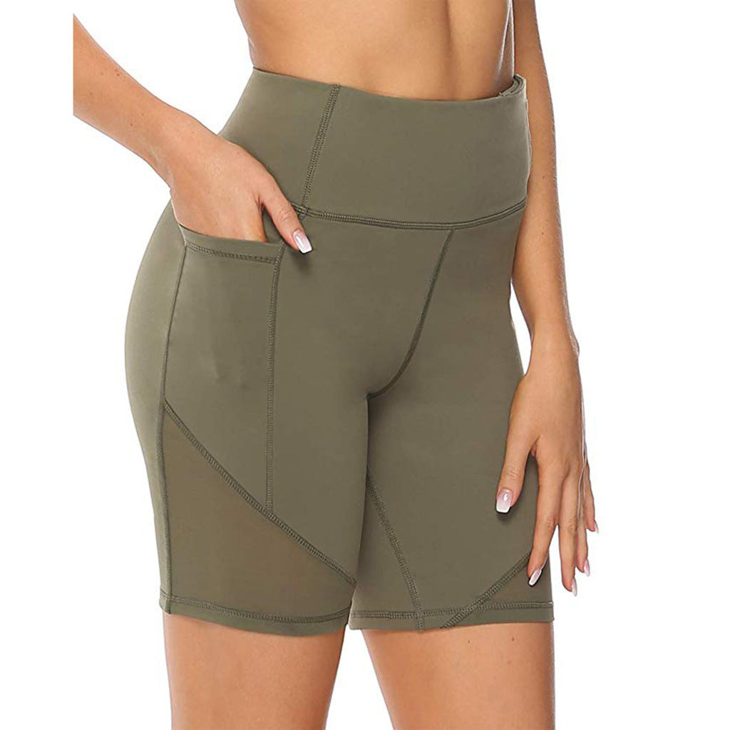 Mesh Pocket Biker Shorts pocket