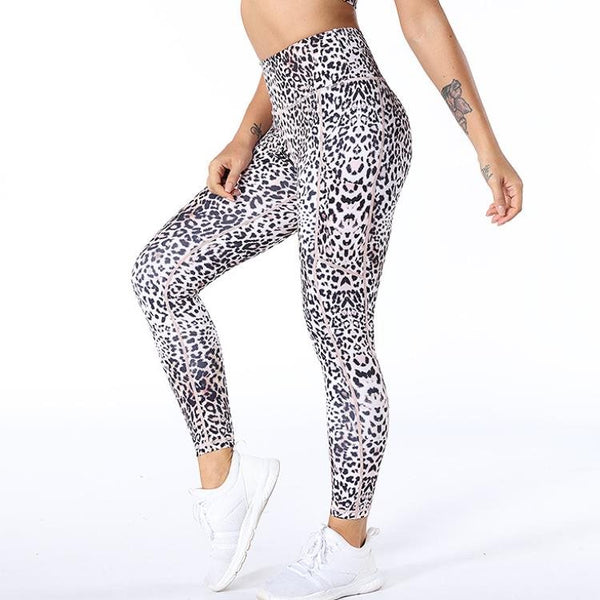 Leopard Print Leggings High-waist