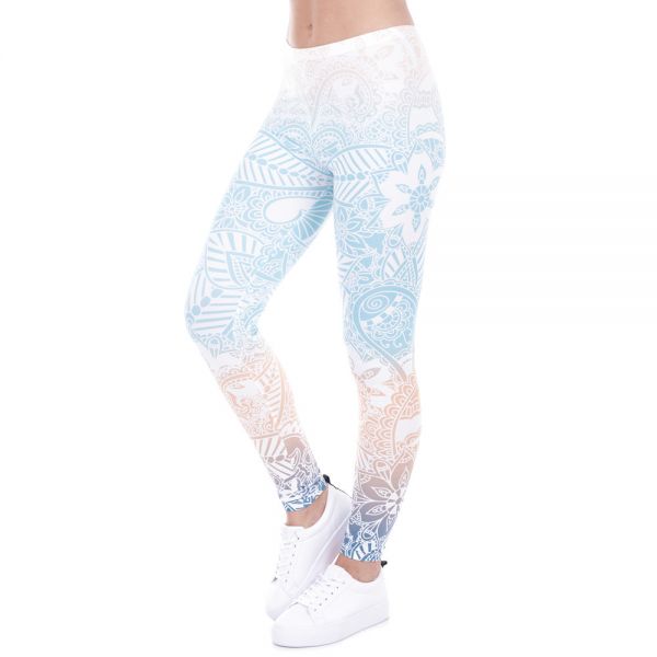 Printed Leggings mandala ombre