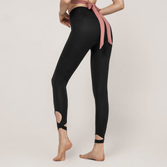 Trendy Yoga Suit black pants 